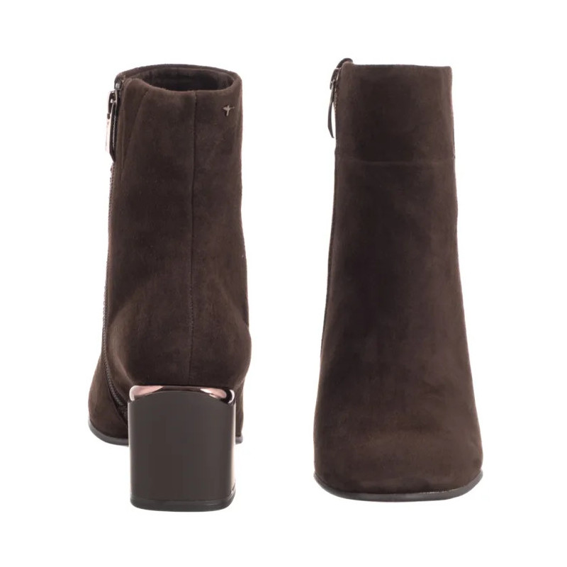 Tamaris Brązowe 1-25341-45 347 Mocca Suede (TM569-a) batai