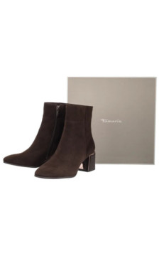 Tamaris Brązowe 1-25341-45 347 Mocca Suede (TM569-a) batai