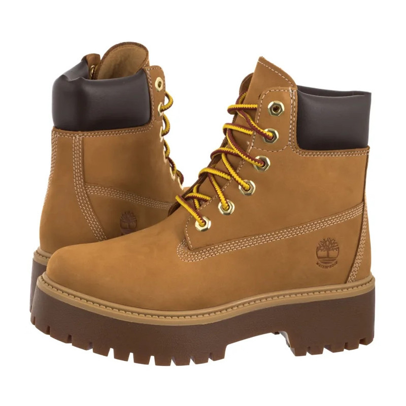 Timberland Stone Street 6 In Lace Waterproof Wheat 1A5RJD 231 (TI154-a) batai