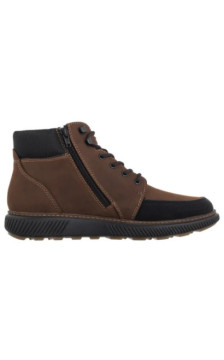 Rieker Brązowe B3331-22 Brown Combination (RI328-a) žygio batai