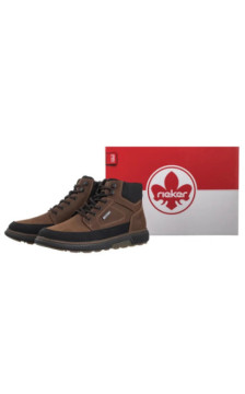 Rieker Brązowe B3331-22 Brown Combination (RI328-a) žygio batai