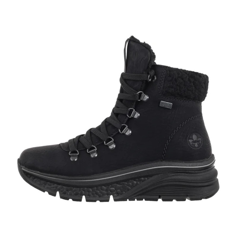 Rieker Czarne 48034-00 Black (RI329-a) batai