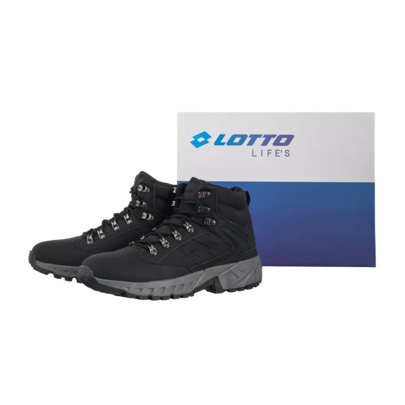 Lotto Woodlark Mid 2400310U 1111 Black (LO13-a) žygio batai