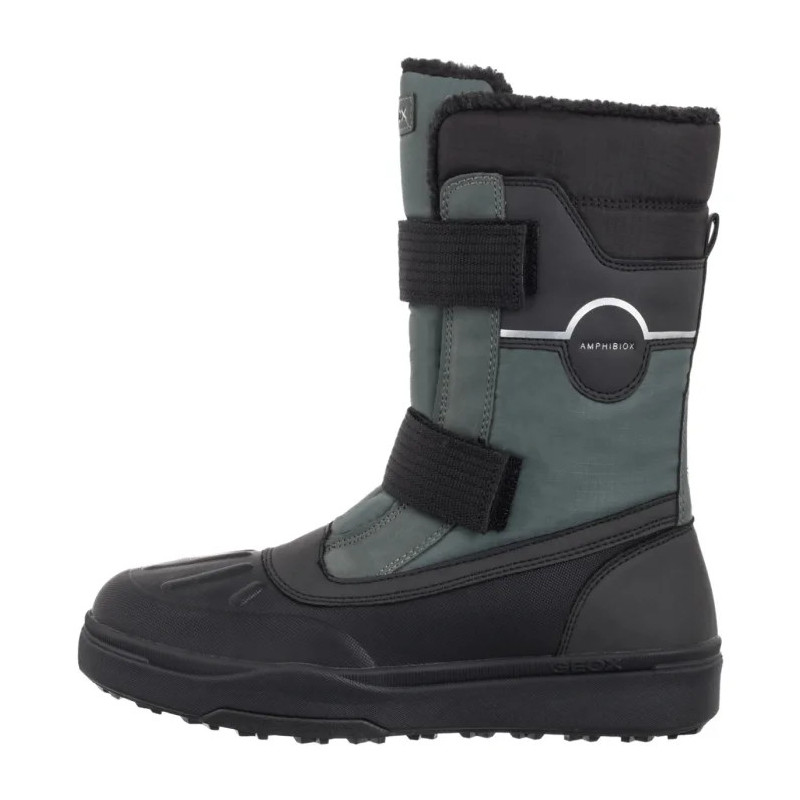 Geox J Bunshee Pg B Abx A Military/Black J46D8A 0MEFU C0498 (GE246-a) batai