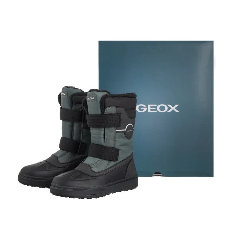 Geox J Bunshee Pg B Abx A Military/Black J46D8A 0MEFU C0498 (GE246-a) batai