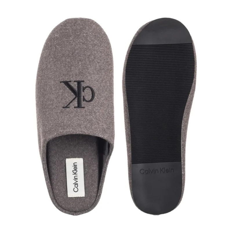 Calvin Klein Home Slipper Mule Granite Gray/Black HM0HM01931 PCG (CK703-a) šlepetės
