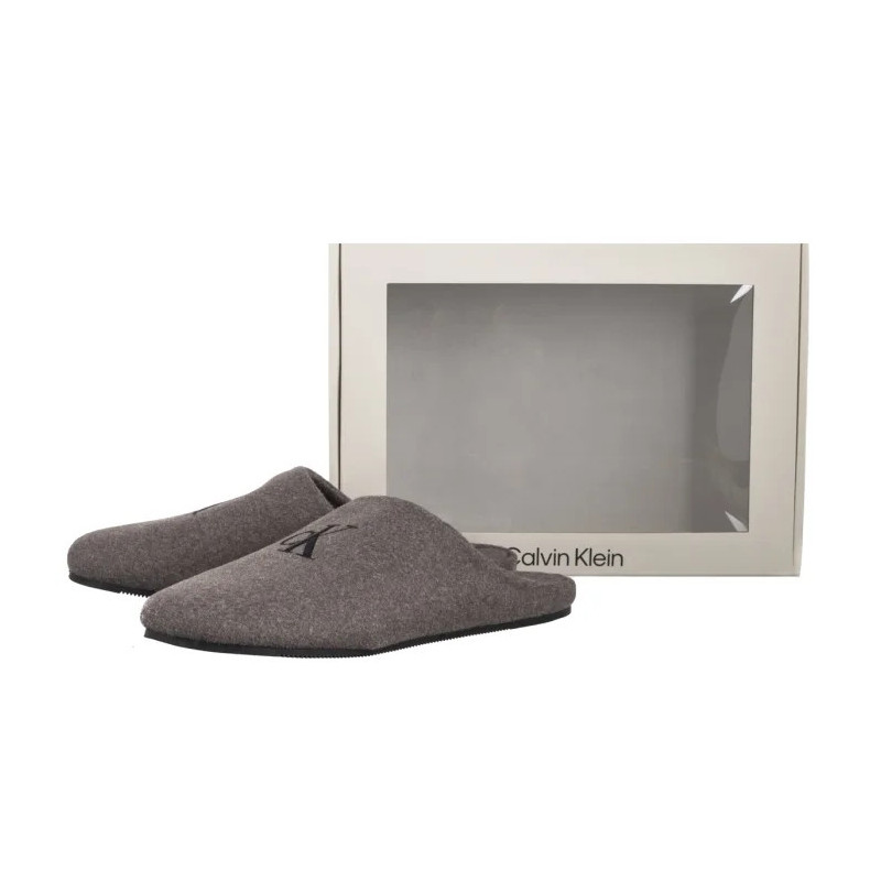 Calvin Klein Home Slipper Mule Granite Gray/Black HM0HM01931 PCG (CK703-a) šlepetės