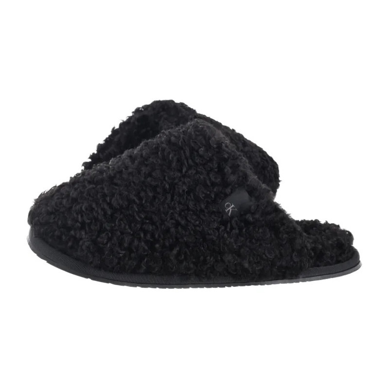 Calvin Klein Close Slipper Fur Black YW0YW01975 BEH (CK701-b) Moteriški batai/šlepetės