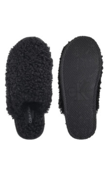 Calvin Klein Close Slipper Fur Marshmallow YW0YW01975 YAL (CK701-b) Moteriški batai/šlepetės