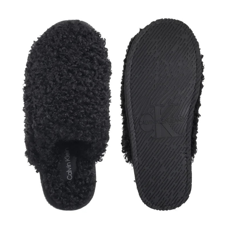 Calvin Klein Close Slipper Fur Black YW0YW01975 BEH (CK701-b) Moteriški batai/šlepetės