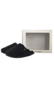 Calvin Klein Close Slipper Fur Black YW0YW01975 BEH (CK701-b) Moteriški batai/šlepetės
