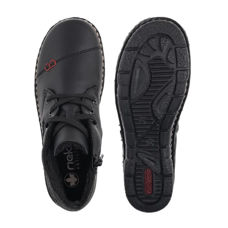 Rieker Czarne 73301-00 Black (RI331-a) batai