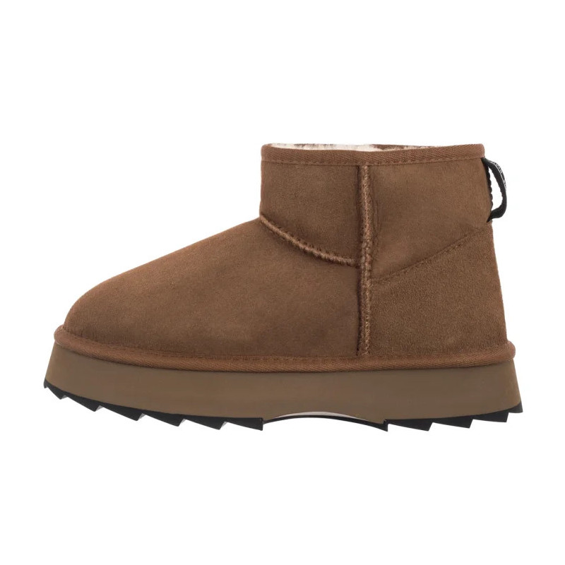 EMU Australia Sharky Micro Flatform Chestnut/Black W13304 (EM551-a) batai