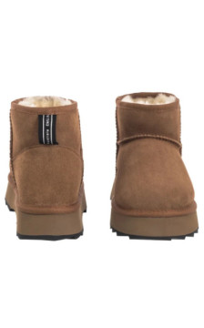 EMU Australia Sharky Micro Flatform Chestnut/Black W13304 (EM551-a) batai