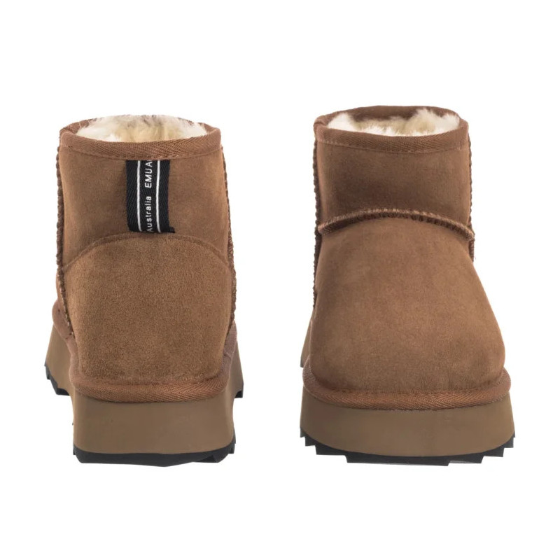 EMU Australia Sharky Micro Flatform Chestnut/Black W13304 (EM551-a) batai