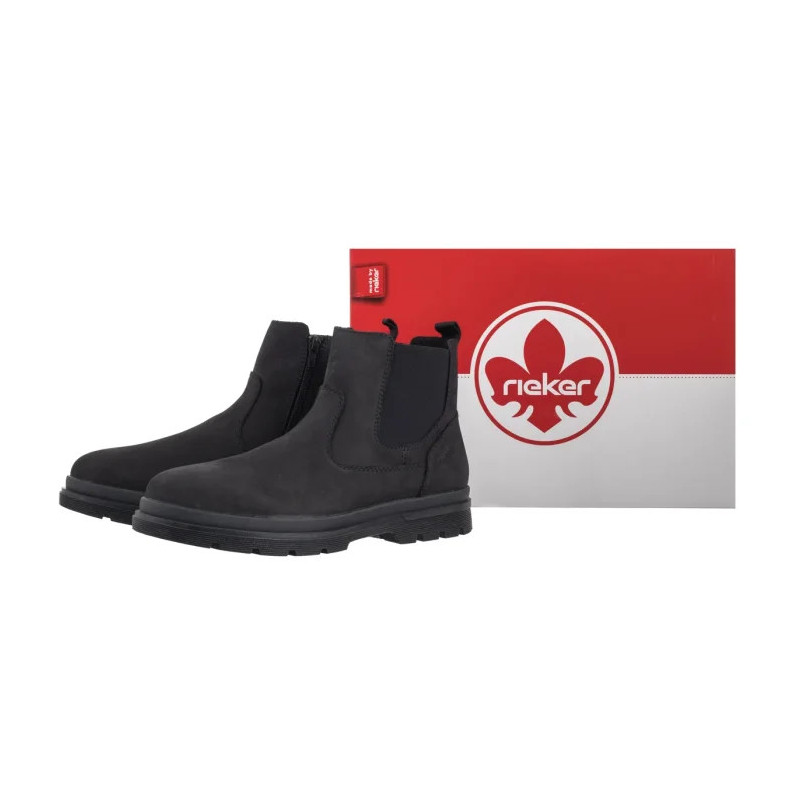 Rieker Czarne F7051-00 Black (RI314-b) batai