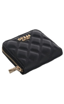 Guess Giully II Slg Small Zip Around SWQG96 73137 Black  (GU804-a) rankinė