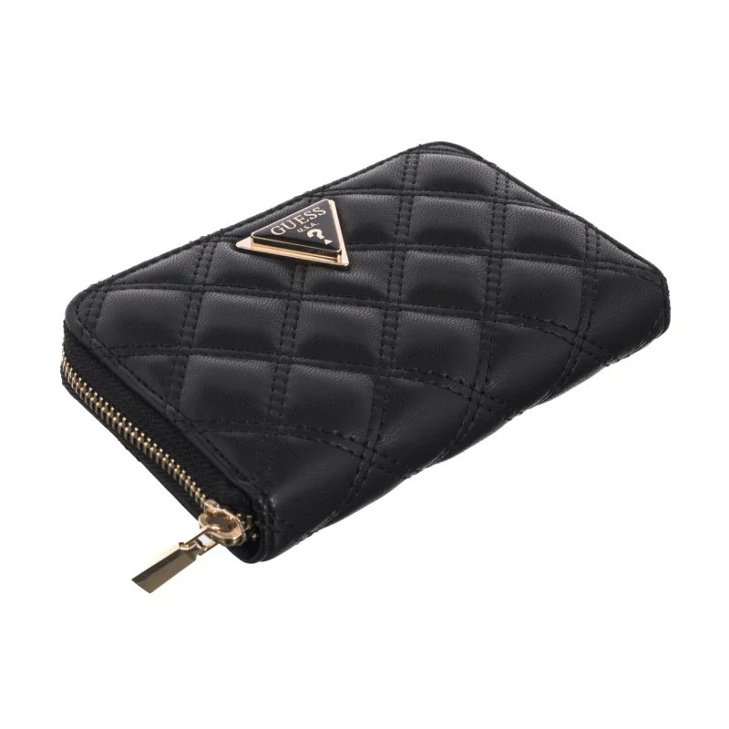 Guess Giully II Slg Med Zip Around SWQG96 73140 Black (GU808-a) rankinė
