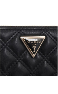 Guess Giully II Slg Med Zip Around SWQG96 73140 Black (GU808-a) rankinė