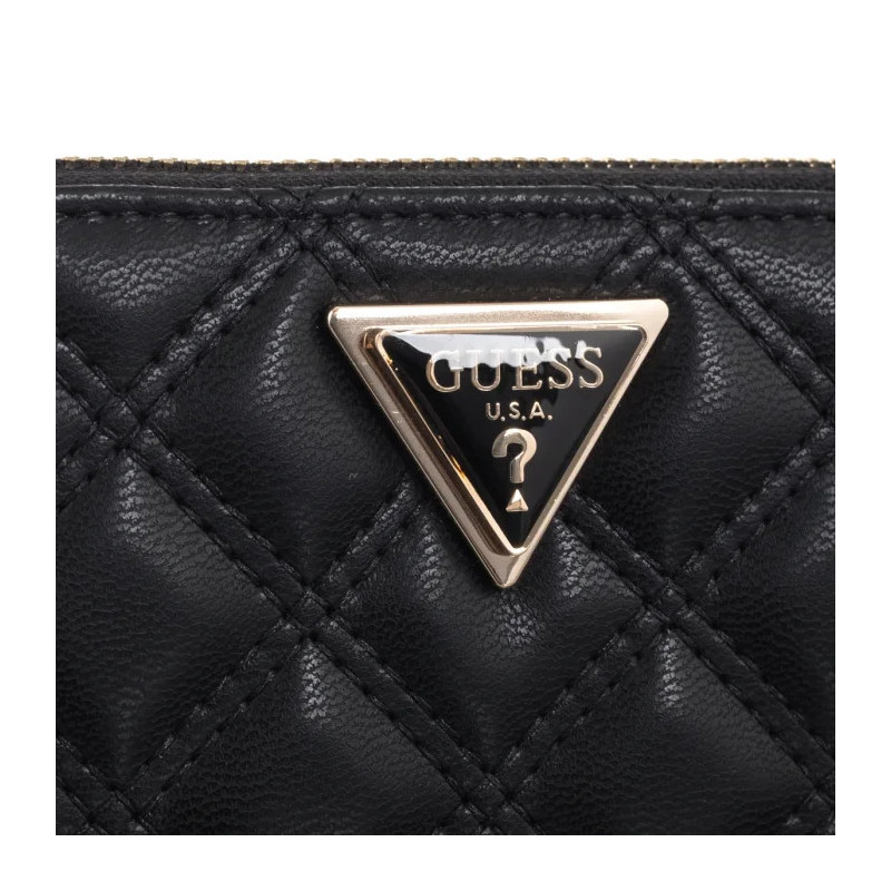 Guess Giully II Slg Med Zip Around SWQG96 73140 Black (GU808-a) rankinė