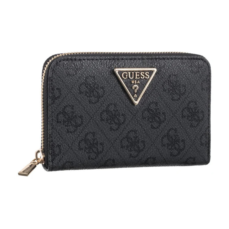 Guess Laurel II Slg Med Zip Around SWSG74 59140 Coal Logo (GU810-a) rankinė