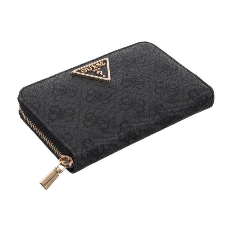 Guess Laurel II Slg Med Zip Around SWSG74 59140 Coal Logo (GU810-a) rankinė