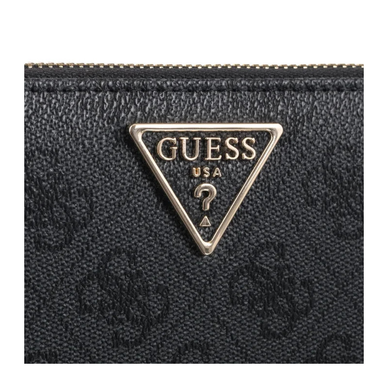 Guess Laurel II Slg Med Zip Around SWSG74 59140 Coal Logo (GU810-a) rankinė