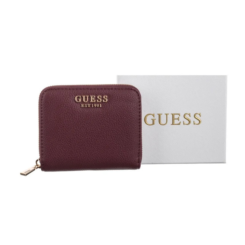 Guess Laurel II Slg Small Zip Around SWBG74 59137 Wine (GU811-c) rankinė