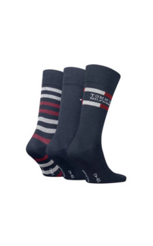 Tommy Hilfiger TH Men Sock 3p Giftbox Tommy Stri 701235376 001 804 (TH1411-a) kojinės
