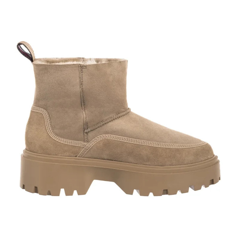 Tommy Hilfiger Real Shearling Pullon Snowboot Horsedish FW0FW08997 ACC (TH1416-a) batai