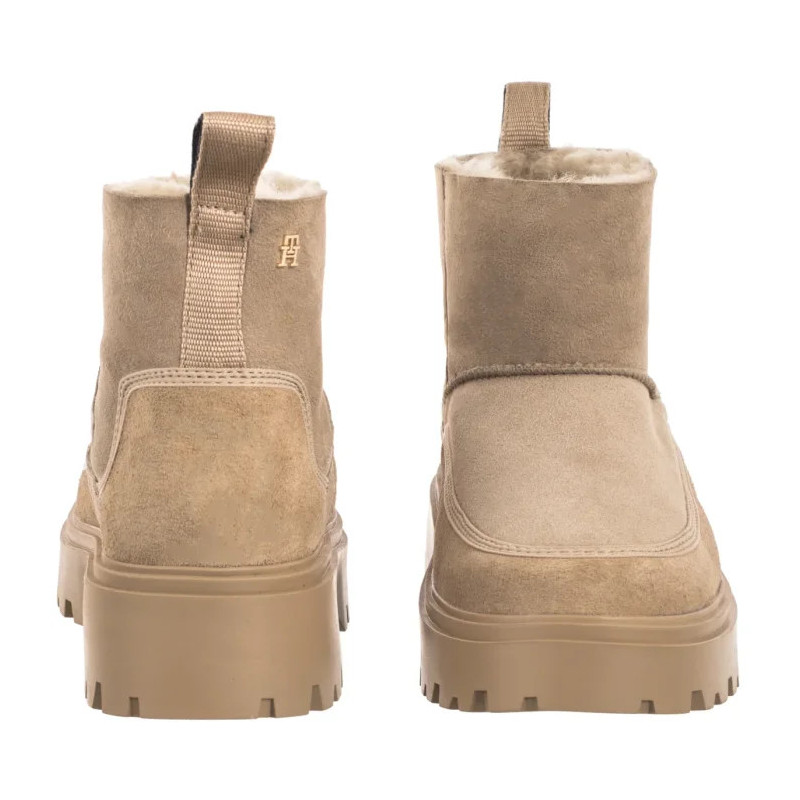 Tommy Hilfiger Real Shearling Pullon Snowboot Horsedish FW0FW08997 ACC (TH1416-a) batai