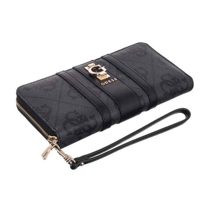Guess Erenia Slg Large Zip Around SWSO78 38146 Coal Logo  (GU814-a) rankinė