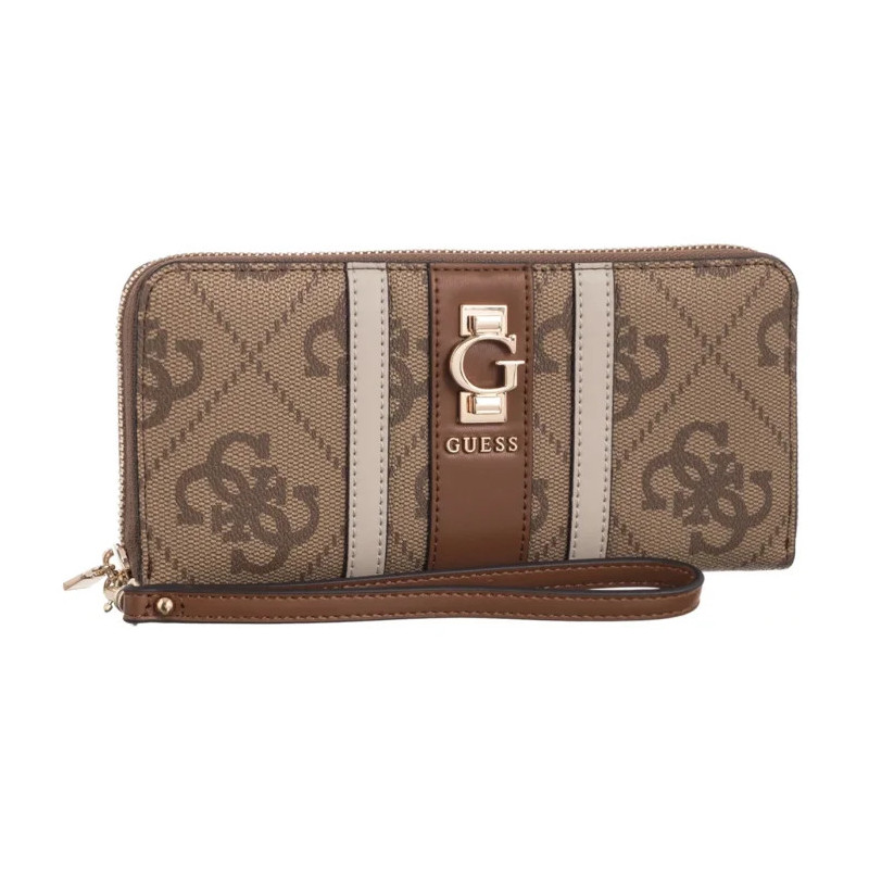 Guess Erenia Slg Large Zip Around SWSO78 38146 Latte Logo  (GU814-b) rankinė