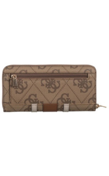 Guess Erenia Slg Large Zip Around SWSO78 38146 Latte Logo  (GU814-b) rankinė
