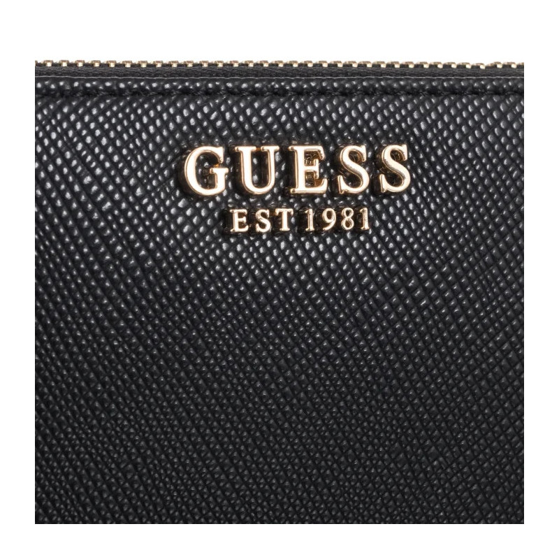 Guess Laurel II Slg Small Zip Around SWZG74 59137 Black (GU815-a) rankinė