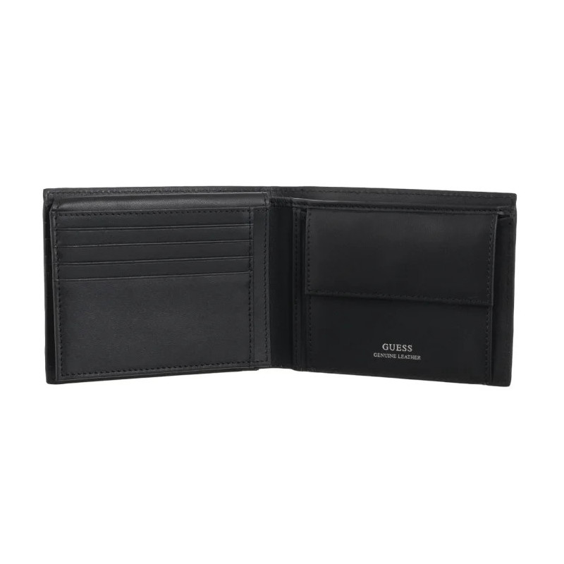 Guess Torino Bifold M Double SMBAGR LEA24 BLA (GU816-a) rankinė