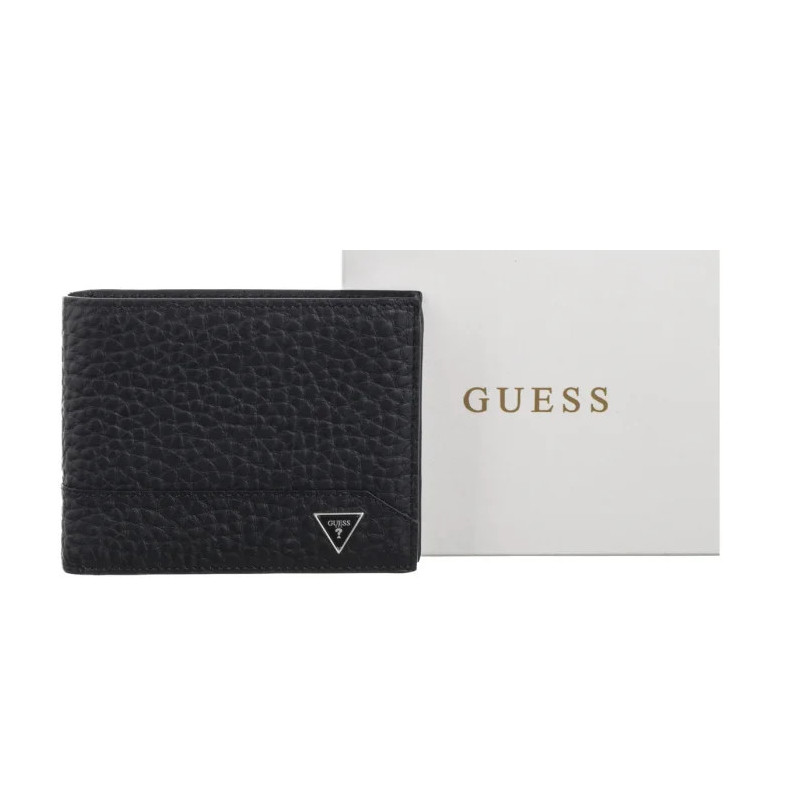 Guess Torino Bifold M Double SMBAGR LEA24 BLA (GU816-a) rankinė