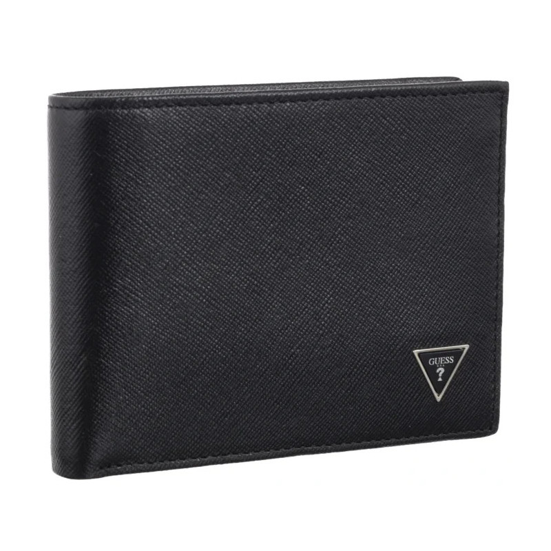 Guess Milano Bifold M Double SMCSLE LEA24 BLA (GU819-a) rankinė