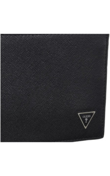 Guess Milano Bifold M Double SMCSLE LEA24 BLA (GU819-a) rankinė