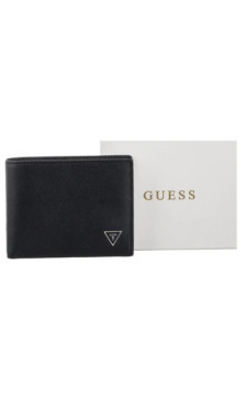 Guess Milano Bifold M Double SMCSLE LEA24 BLA (GU819-a) rankinė