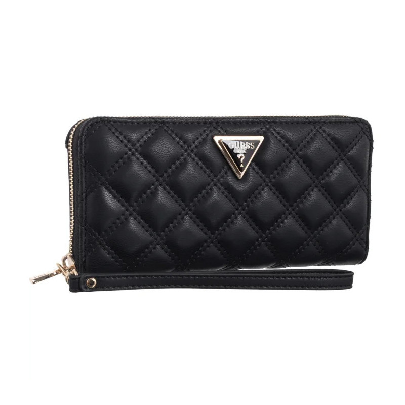 Guess Giully II Slg Large Zip Around SWQG96 73146 Black (GU820-a) rankinė