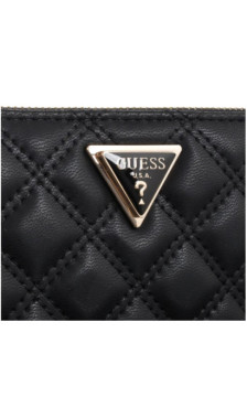 Guess Giully II Slg Large Zip Around SWQG96 73146 Black (GU820-a) rankinė