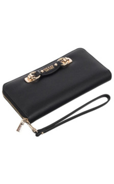 Guess Mimima Slg Large Zip Around SWBG80 145146 Black (GU822-a) rankinė