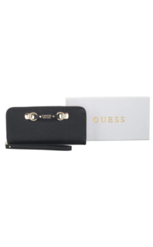 Guess Mimima Slg Large Zip Around SWBG80 145146 Black (GU822-a) rankinė