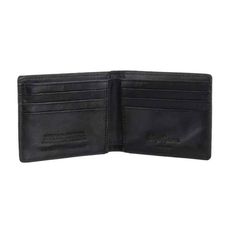 Pepe Jeans Tate Wallet Black PM070387 999 (PE91-a) rankinė