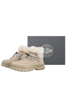 Palladium Pallashock Lo Hilver Almond Milk 99516-175-M (PA153-a) batai