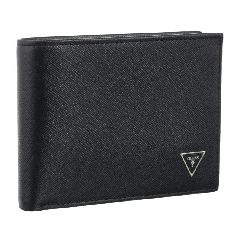 Guess Boston Bifold S SMNEBR LEA20 BLA (GU817-a) rankinė