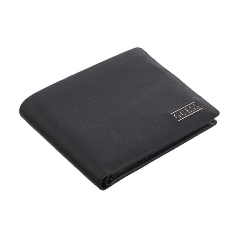 Guess Boston Bifold S SMNEBR LEA20 BLA (GU817-a) rankinė