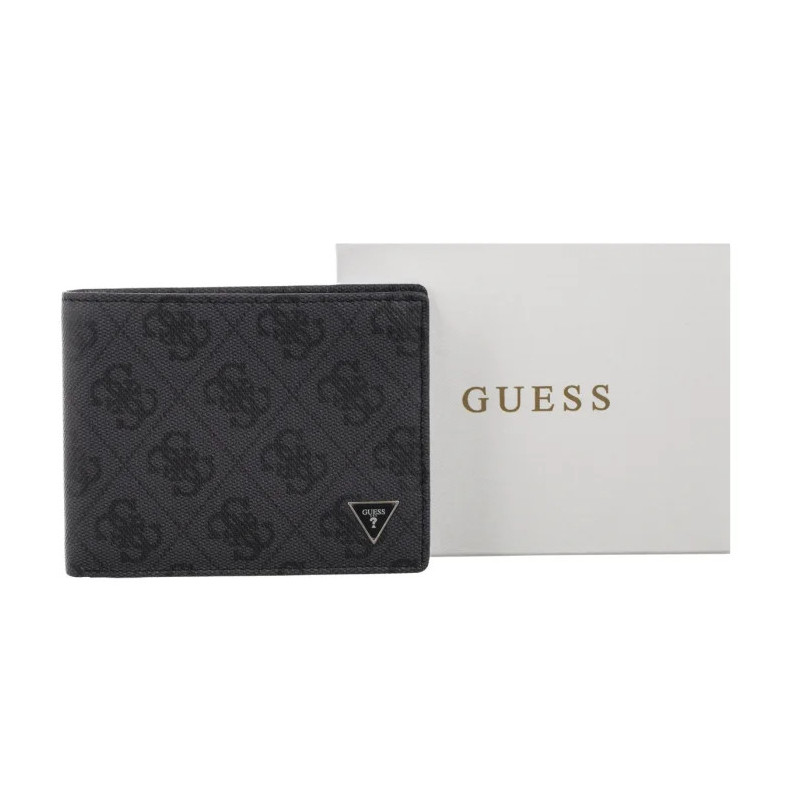 Guess Milano Bifold M Double SMVELE LEA24 BLA (GU818-a) rankinė