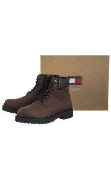 Tommy Hilfiger Tjm Lace Up Boot Leather Legacy Brown EM0EM01629 GV0 (TH1415-a) žygio batai